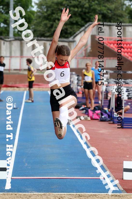 Long jump, 2021 Northumberland, Durham and Cleveland Schools. Photo: David T. Hewitson/Sports for All Pics